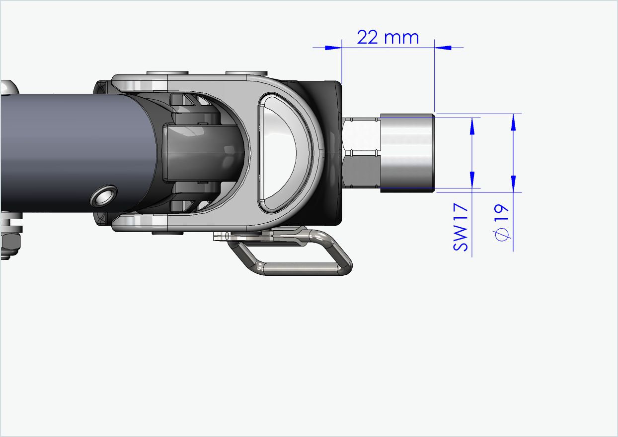 Vollachsen Adapter - M14 x 1.50 | für Croozer Anhänger ab 2018