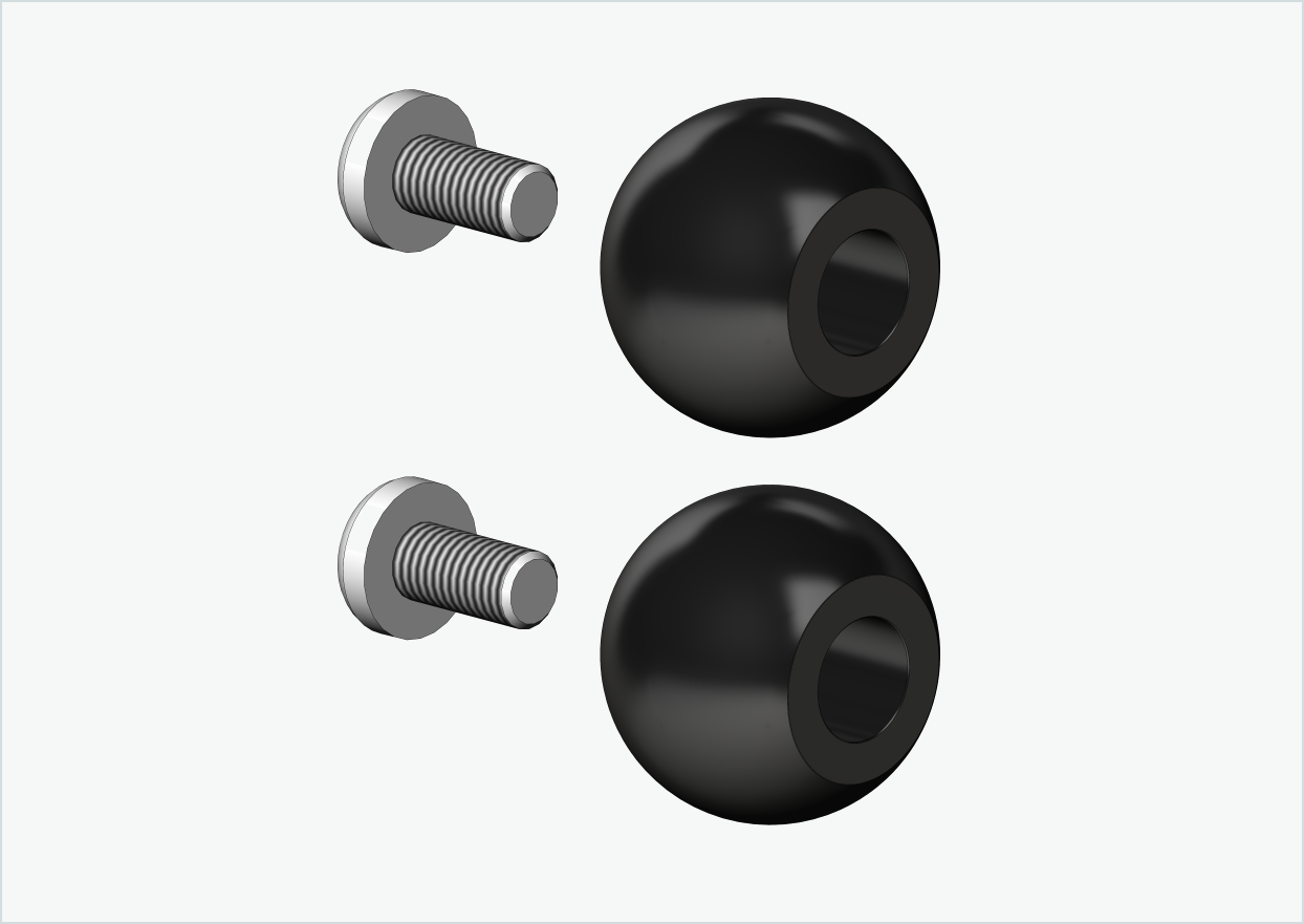 Ersatzkugeln-Set für Burley COHO XC