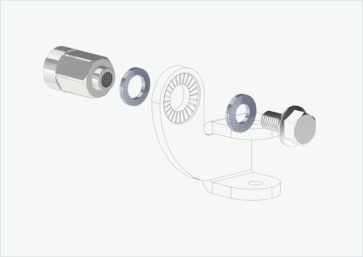 Vollachsen Adapter Universal - M10 x 1.00