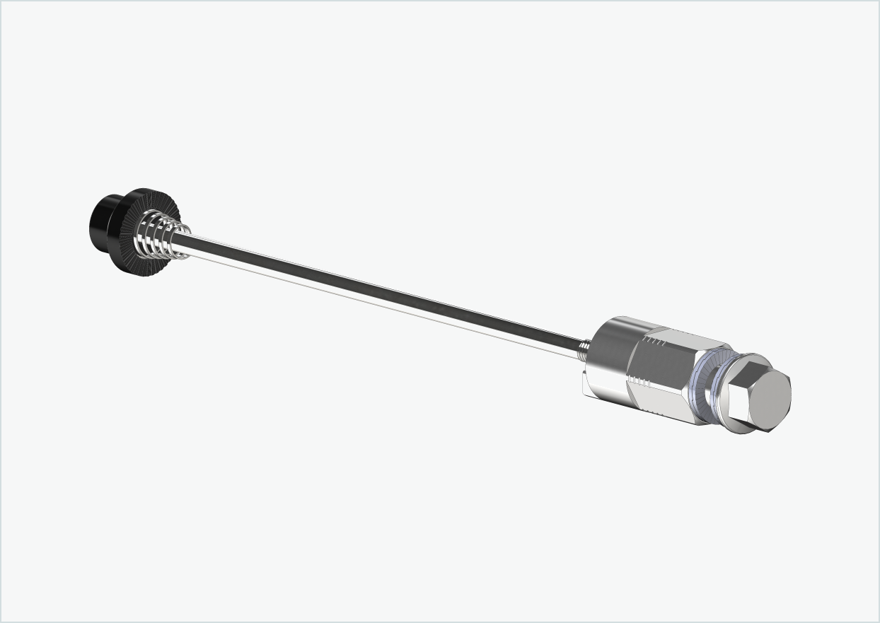 Schnellspannachse mit Adapter Universal | Klemmlänge 154mm - 165mm