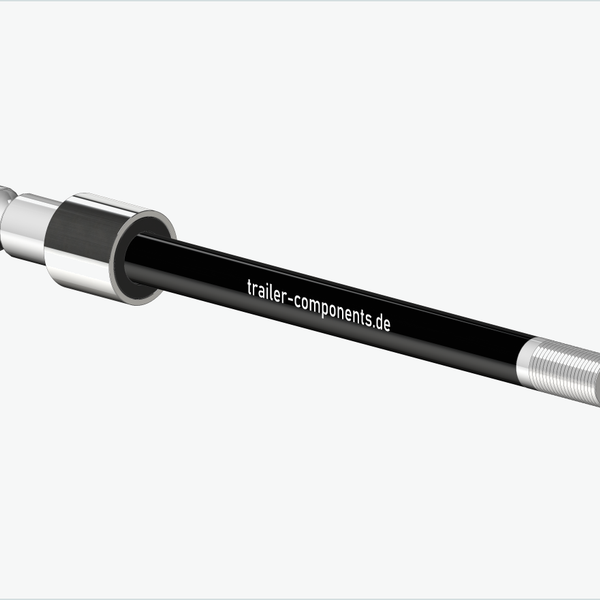 Steckachse mit Adapter / M12 x 1.75