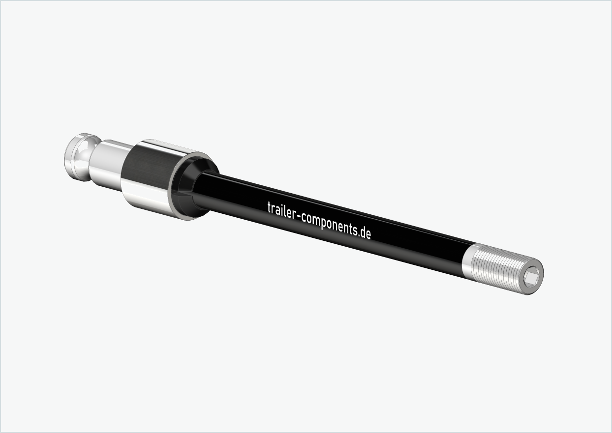 Steckachse Syntace (X-12) mit Adapter / M12 x 1.50 | für Croozer Anhänger ab 2018
