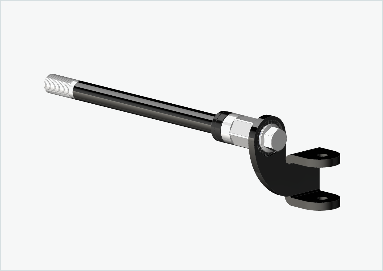 Steckachse Syntace (X-12) mit Adapter Universal / M12 x 1.00