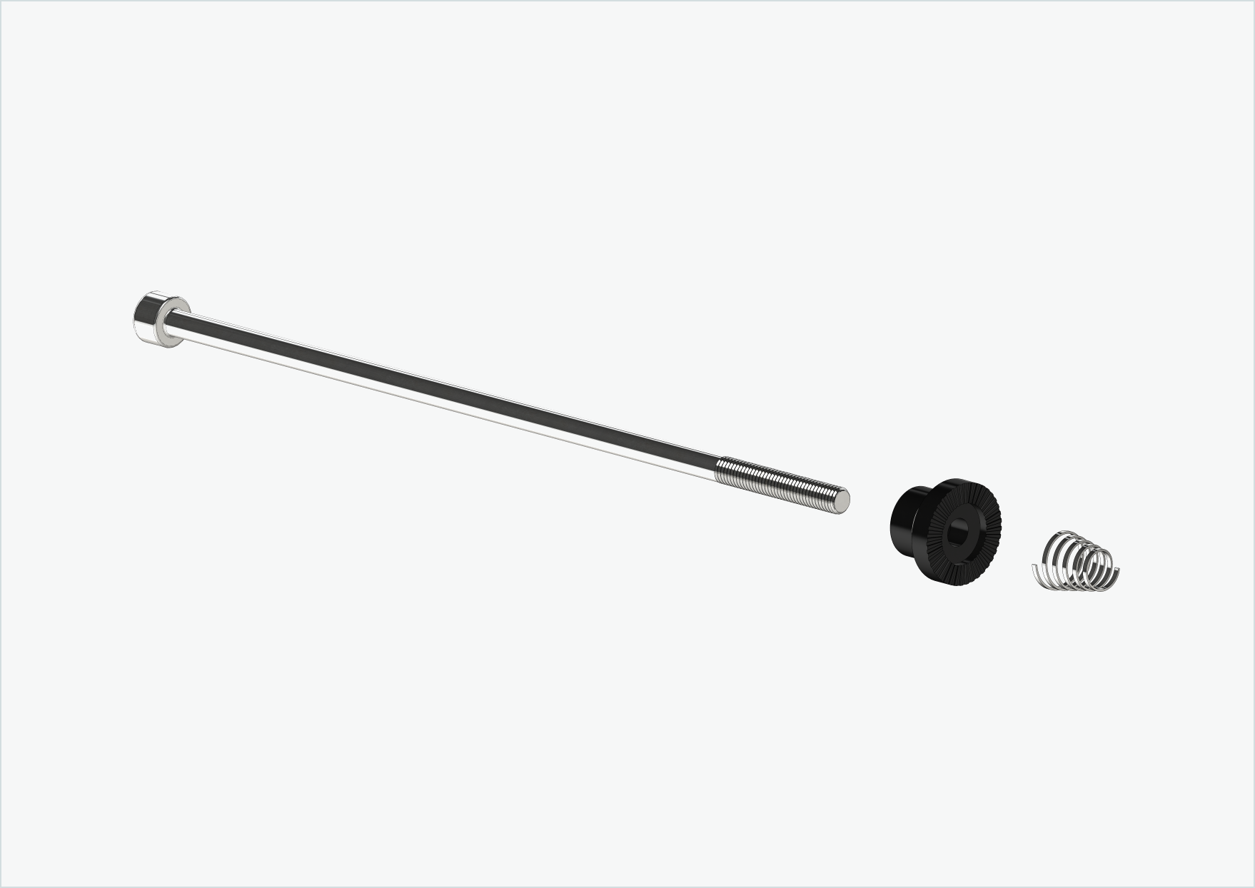 Achse für Schnellspanner | Klemmbereich 154mm–165mm