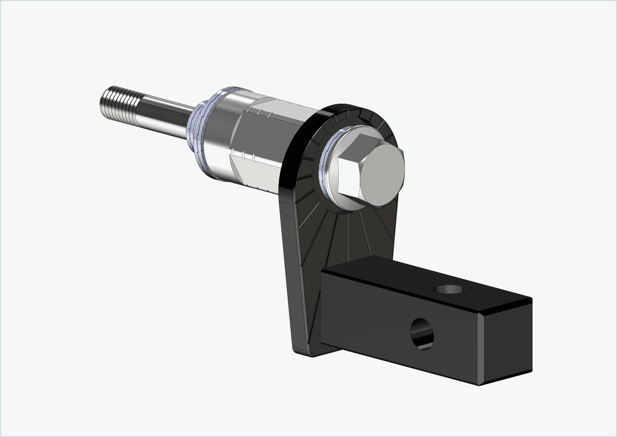 Adapter Universal für HASE PINO mit Rohloff Speedhub A12 | passend für Thule, Qeridoo, Burley, Prophete, Hamax, Trixie u.v.a.