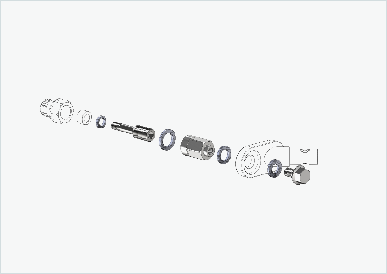 Adapter Universal für HASE PINO mit Rohloff Speedhub A12 | passend für Thule, Qeridoo, Burley, Prophete, Hamax, Trixie u.v.a.