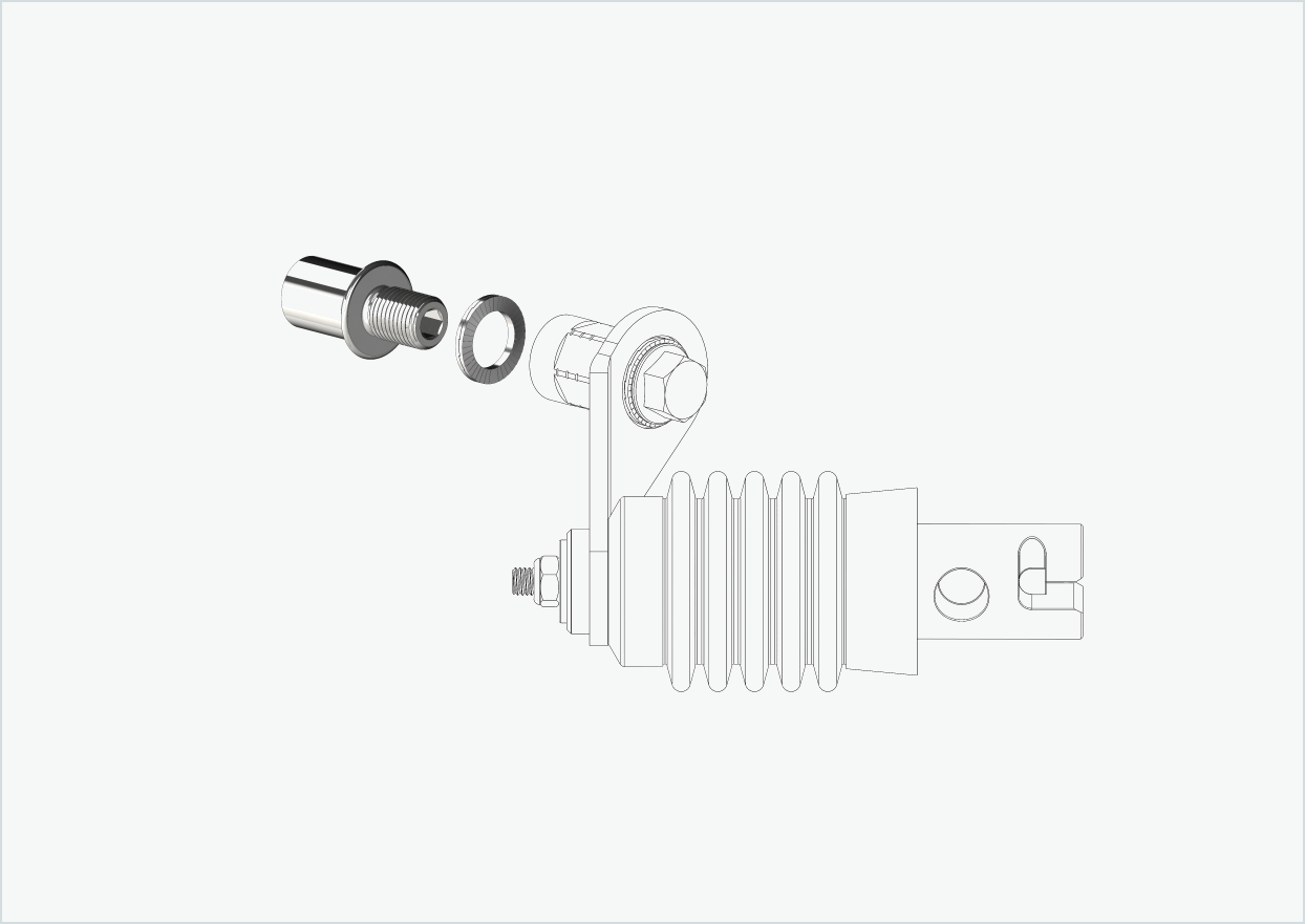 Gewindeadapter kurz - M12 x 1.25 | passend für COWBOY - Classic - Cruiser - Cruiser ST