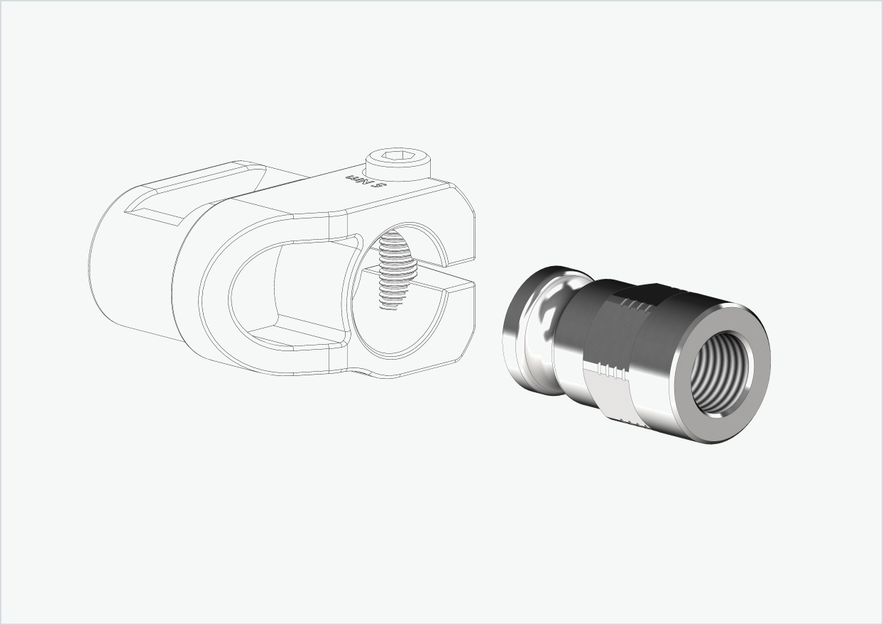 Vollachsen Adapter - M12 x 1.00 | für Leggero (BECCO)