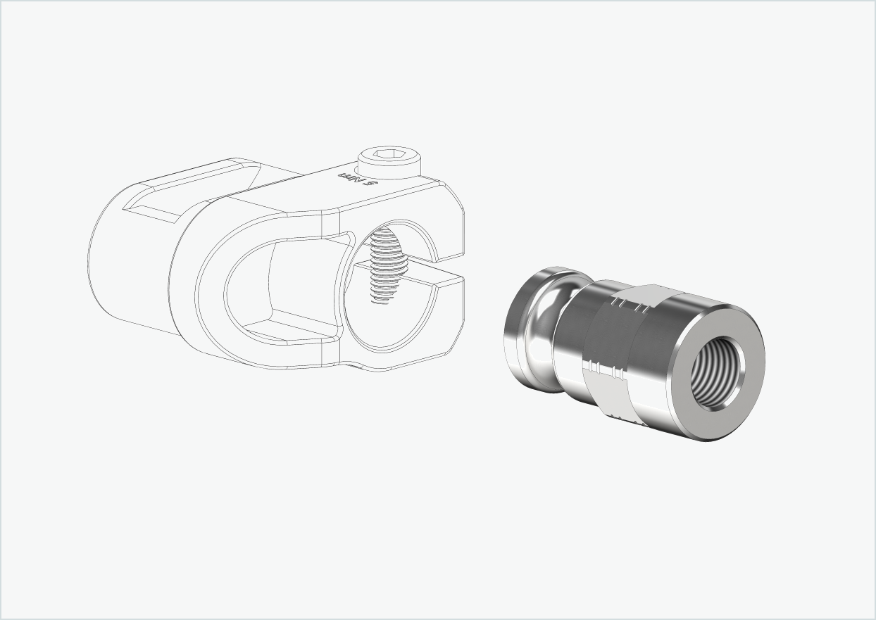 Vollachsen Adapter - FG 10.5 - (13/32 x 26)  | für Leggero (BECCO)