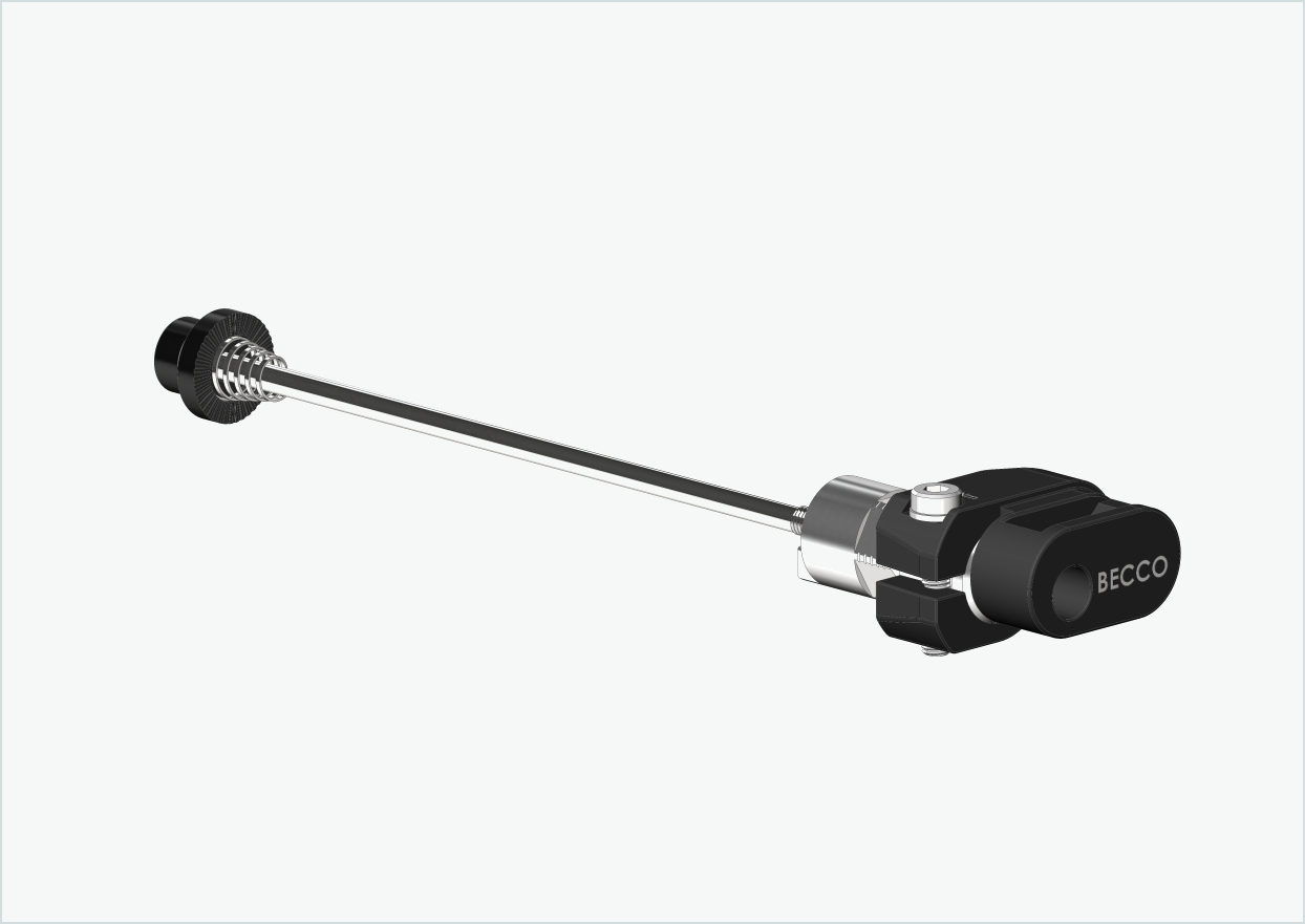 Schnellspannachse mit Adapter für Leggero mit BECCO-System | Klemmlänge 143mm - 153mm
