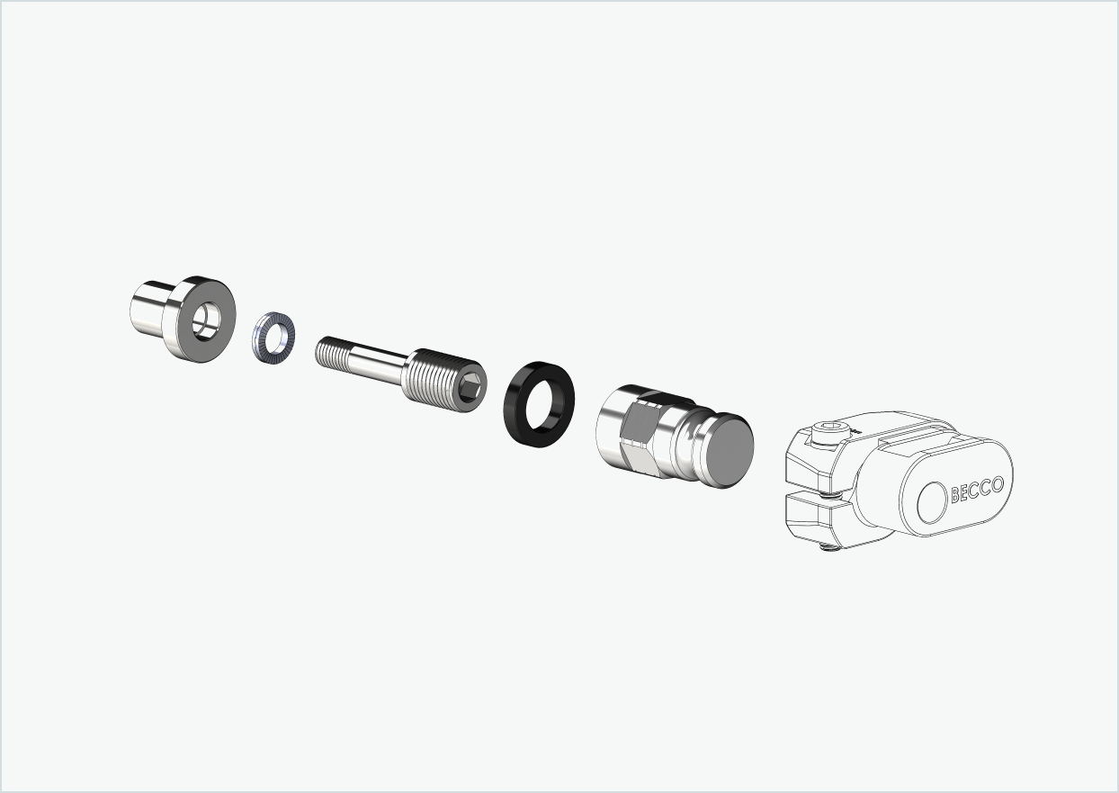 Adapter XL für Rohloff Nabe Speedhub 500-14 / A12 | passend für Leggero mit BECCO-System