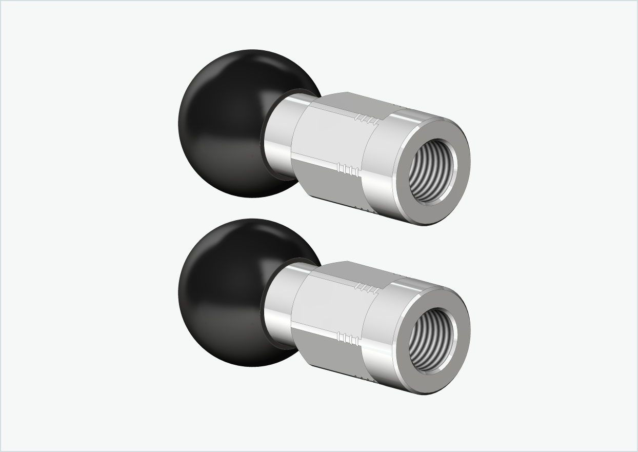 fahrradanhänger adapter vollachse m12 Vollachsen Adapter Set - M12 x 1.00
