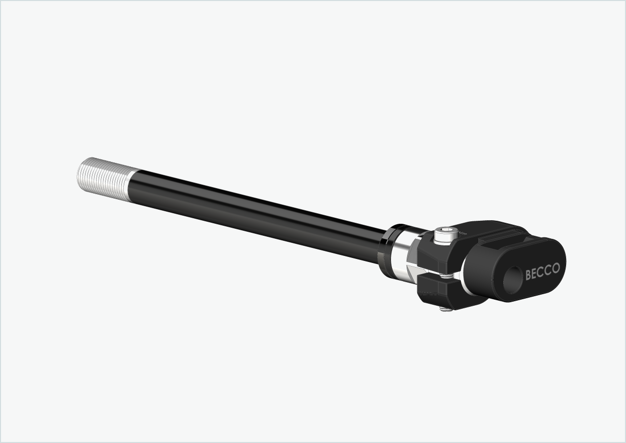 Steckachse Syntace (X-12) mit Adapter / M12 x 1.00 | für Leggero Anhänger mit BECCO-System