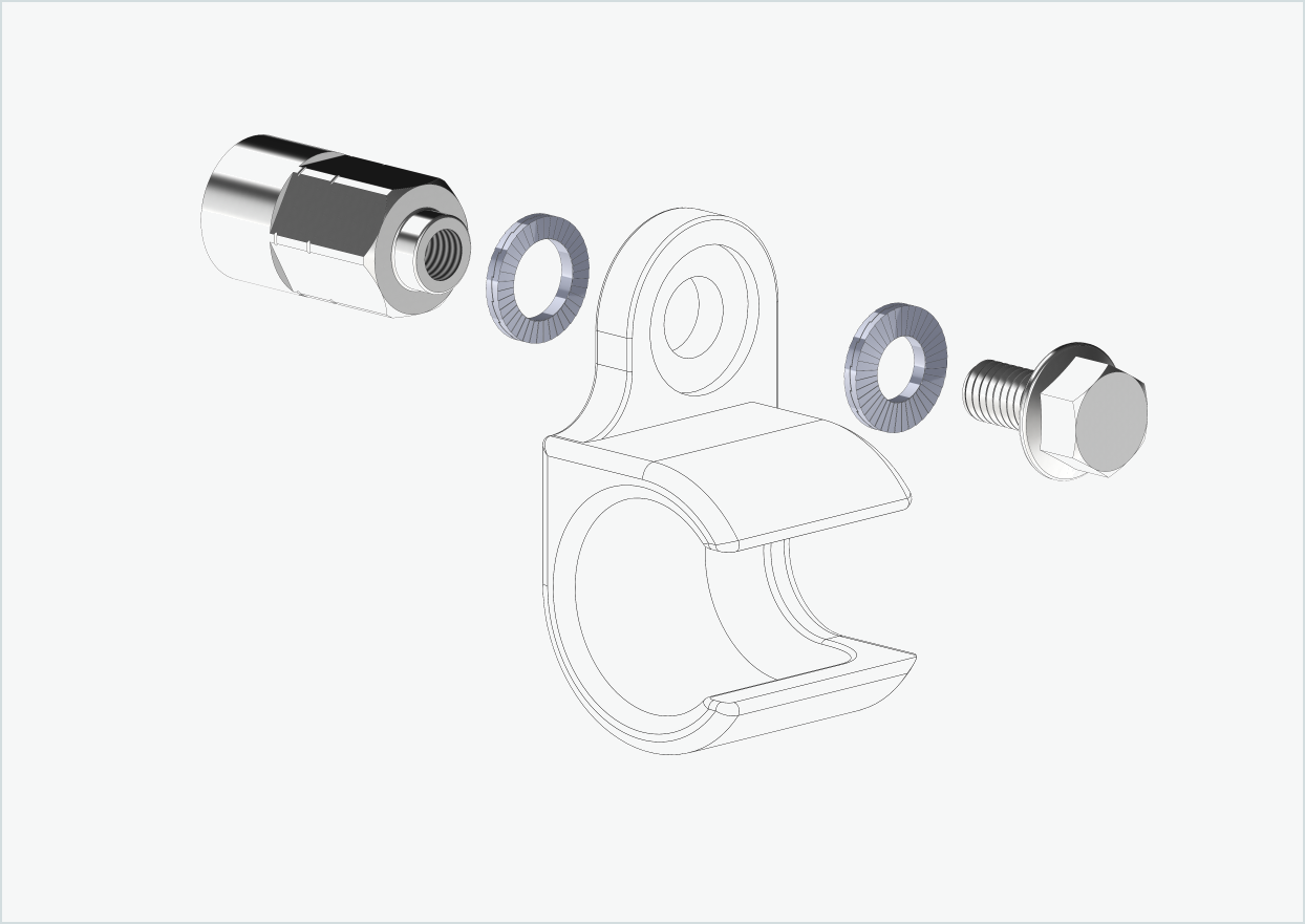 Vollachsen Adapter - M14 x 1.50 | für Thule, Qeridoo, Burley, Hamax u.v.a.