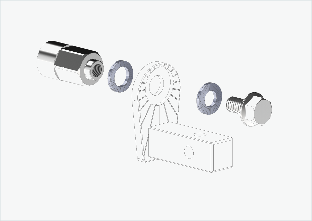 Vollachsen Adapter - M14 x 1.50 | für Thule, Qeridoo, Burley, Hamax u.v.a.