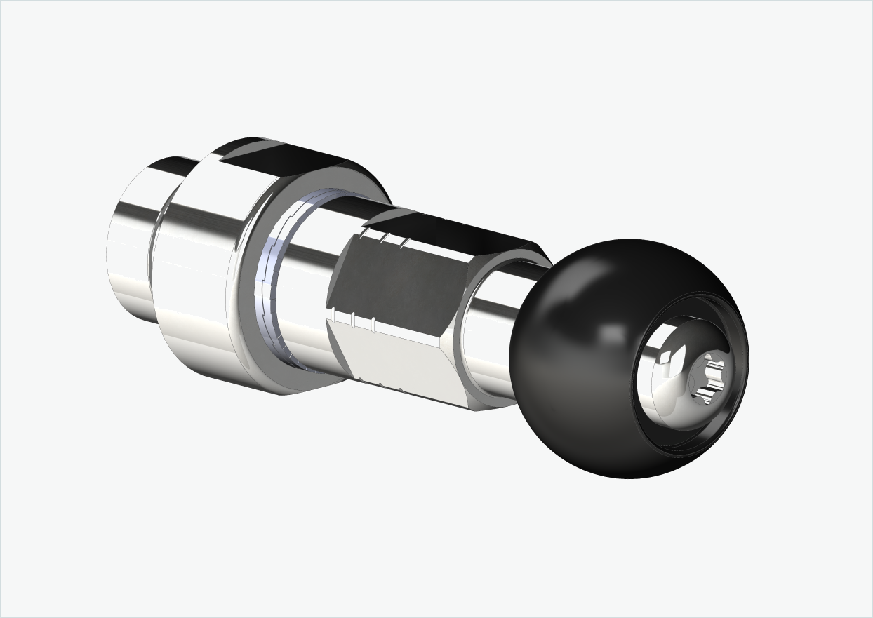 Adaptateur fileté - M12 x 1,25 | compatible avec ORBEA Diem 10 et 20