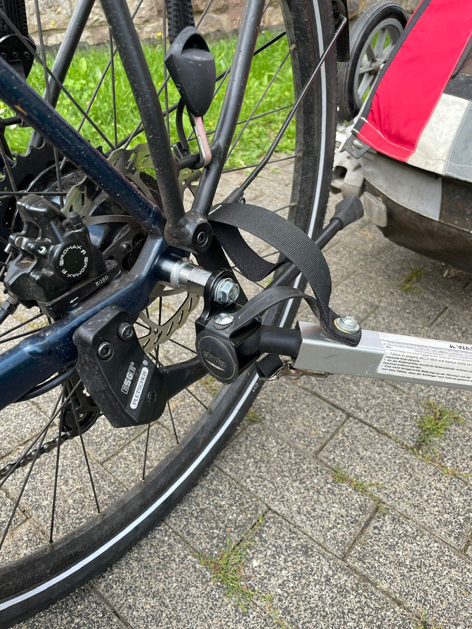 kupplung thule fahrradanhänger Adapter Universal für HYENA-HRN-Motor