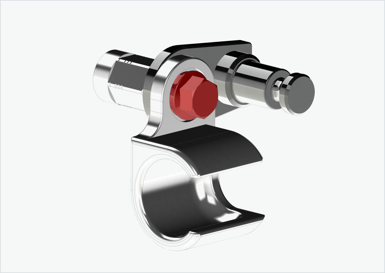 Verschraubungsset für Adapter Universal - Doppelmontage